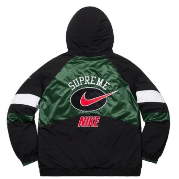 2019 Supreme X Nike Sports Puffy Jacket (green) - Picture 3 of 8